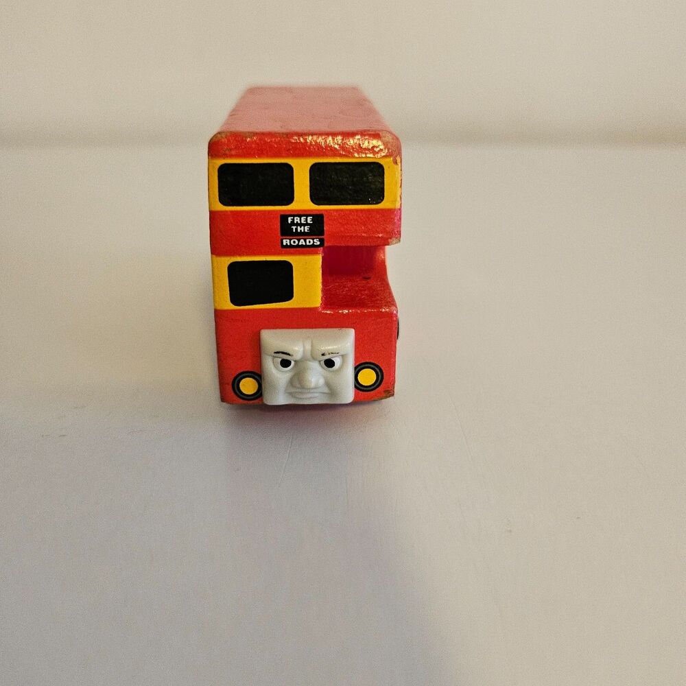 Thomas & Friends Wooden Railway Train Tank Engine - Bulgy Doubledecker Bus